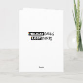 ハッピー・バースゲイ(お誕生日おめでとう)ジョー・プライデンより カード (裏面)