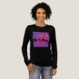 ハッピー・バースデー - カラフルなお祝いパーティーデザイン トライブレンドTシャツ