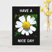 ハッピー バースデー カード (黄色い花)