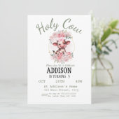 ハッピー バースデー ガール 5歳の誕生日 招待状 (スタンド正面)