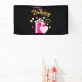 ハッピー・バースデー・トゥ・ユー 1.6x3 ビニール バナー 横断幕 (インサイチュ)