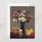 ハッピー・バースデー ヴィンテージ印象派アート ポストカード (正面/裏面)