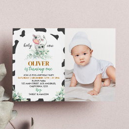 ハッピー バースデー 私の1歳の誕生日にお招きします 招待状