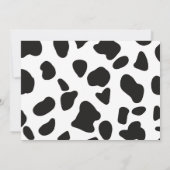 ハッピー バースデー 私はカウガール 1歳の誕生日パーティー 招待状 (裏面)