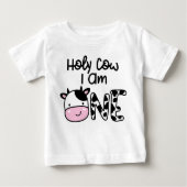 ハッピー バースデー 1歳の男の子 Tシャツ (正面)