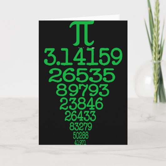 ハッピー・パイ・デイ カード (正面)