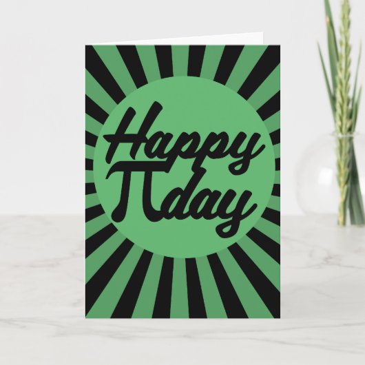 ハッピー·パイ·デイ カード (正面)