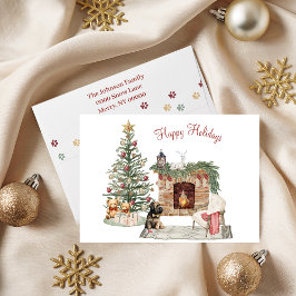 ハッピー・パウリデイズ・ドッグ・デザイン - ブリアード シーズンカード