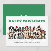 ハッピー・パウリデイズ・ベテリナリー シーズンカード (正面/裏面)