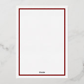 ハッピー・パウリデイズ 箔シーズンカード (裏面)