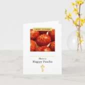 ハッピー・パスカ！ カード (黄色い花)