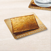 ハッピー・パスソーバー！ゴールデンマッサー スクエアペーパーコースター (アングル)