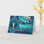 ハッピー・パスソーバー。デービッドとキッドシュ杯のスター カード (黄色い花)