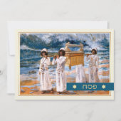 ハッピー・パスソーバー。ファインアート通過応答カード カード (正面)