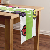 ハッピー·パスソーバー，フローラ·ユダヤス·ホリデー·パスソーバー ショートテーブルランナー (インサイチュ)