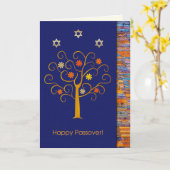 ハッピー・パスソーバー。春開花樹 カード (黄色い花)