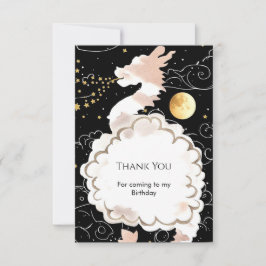 ハッピー パステル ドラゴン バースデー サンキューカード