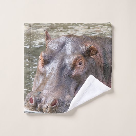 ハッピー·ヒッポー バスタオルセット (ウォッシュタオル)