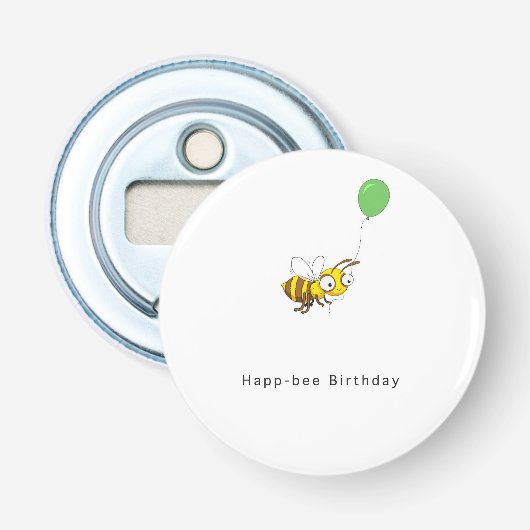 ハッピー・ビー・バースデー。誕生日プレゼント 栓抜き (正面)