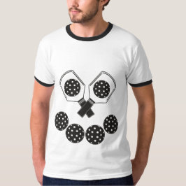 ハッピー・ピックルボール・ジャックオーランタン Tシャツ