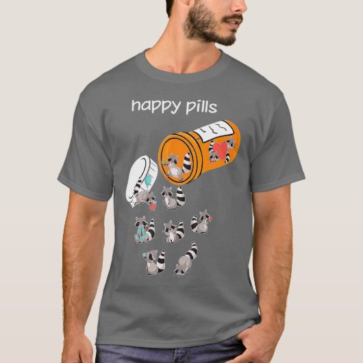 ハッピー ピルス リコー Tシャツ - 面白い リコーン 愛好家 (正面)