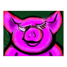 ハッピー ピンク 豚