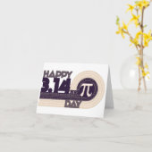 ハッピー·ピ·デー カード (黄色い花)