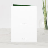 ハッピー・ファザーズ・デイゴルフ・グリーティング・カード カード (裏面)