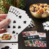 ハッピー・ファザーズ・デイ最高のパパ4フォトコラージュ トランプ (インサイチュ)