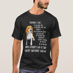 ハッピー・ファザーズ・デイ2021ビーグルパパ犬愛好家 Tシャツ