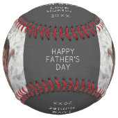 ハッピー・ファザーズ・デイ・カスタムキッズ写真保存 ソフトボール (正面)