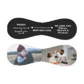 ハッピー・ファザーズ・デイ・カスタム写真、引用文、ネームズ・バ 野球ボール (パネル)