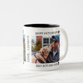 ハッピー·ファザーズ·デイ·ドッグ·最高のパパ·エバカスタム· ツートーンマグカップ (正面右)