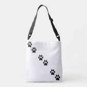 ハッピー・ファザーズ・デイ・ドッグ・最高のパパ・カスタム クロスボディバッグ (裏面)