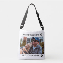 ハッピー・ファザーズ・デイ・ドッグ・最高のパパ・カスタム クロスボディバッグ