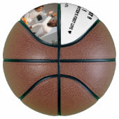 ハッピー・ファザーズ・デイ・パパ最高の・エバー・カスタム文字 バスケットボール (右)