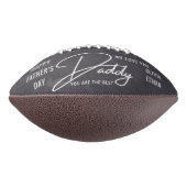 ハッピー·ファザーズ·デイ·パパ3フォトコラージュ·チャルクボード アメリカンフットボール (回転90)