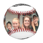 ハッピー・ファザーズ・デイ・ファミリー・カスタムフォト・野球 野球ボール (正面)
