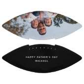 ハッピー・ファザーズ・デイ・ファミリー・名前をカスタムする写真 アメリカンフットボール (パネル)