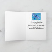 ハッピー·ファザーズ·デイ·ブルートンボ·カード カード (内部)