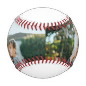 ハッピー・ファザーズ・デイ・ベースボール・カスタム写真 野球ボール (正面)