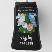 ハッピー・ファザーズ・デイ・最高のパパバイ・パー・カスタム ゴルフヘッドカバー (回転90)