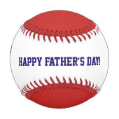 ハッピー・ファザーズ・デー野球 – 私はホームランを打った！ 野球ボール (正面)