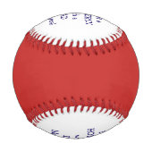 ハッピー・ファザーズ・デー野球 – 私はホームランを打った！ 野球ボール (裏面)