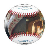 ハッピー・ファザーズ・デー2フォト野球 野球ボール (正面)