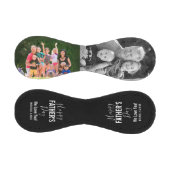 ハッピー・ファザー・デイ・ファミリー写真黒字ネーム脚本 野球ボール (パネル)