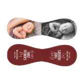 ハッピー・ファースト・ファースト・デイ・レッド・ベビー2写真名 野球ボール (パネル)