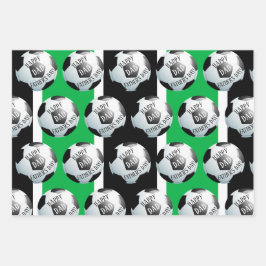 ハッピー·ファーズ·デイ·サッカー·バレー·フットボール ラッピングペーパーシート