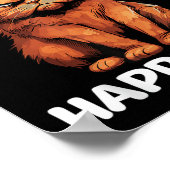 ハッピー フェイス ネコちゃんです ポスター (角)