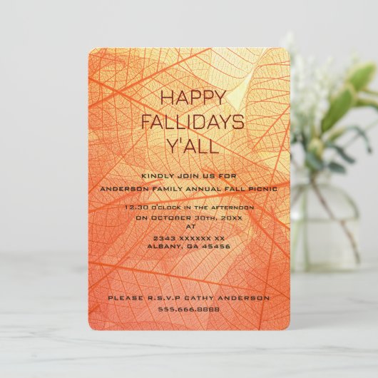 ハッピー・フォーリデイズカード - 季節の休暇案内 シーズンカード (スタンド正面)